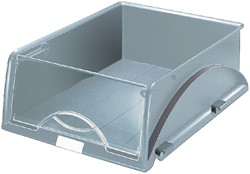 Sorting bin Leitz 5231 Sorty with flap gray