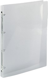 Ring binder Exacompta Crystal A4 4-ring O-mech 15mm PP transparent