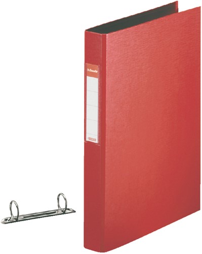 Ringbuch Esselte VIVIDA A4 2-Ring O-Mechanik 25mm PP rot-2