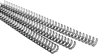 Draadrug GBC 12mm US/21rings A4 zilver 100 stuks-2