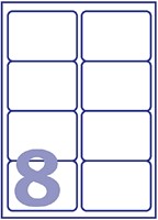 Etiquette Avery L7165-40 99,1x67,7mm blanc 320 pièces-2