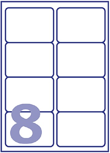 Etiquette Avery L7165-40 99,1x67,7mm blanc 320 pièces-2