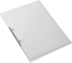 Ring binder Exacompta Crystal A4 2-ring O-mech 15mm PP white
