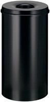 Papierbak met vlamdover Vepabins 50 liter 335mm zwart-3