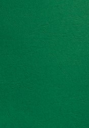 Cover sheet GBC A4 leatherette green 100 pcs