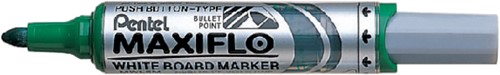Marqueur tableau blanc Pentel Maxiflo MWL5M ogive 3mm vert