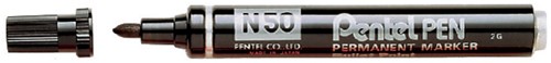 Marqueur Pentel N50 ogive 1,5-3mm noir