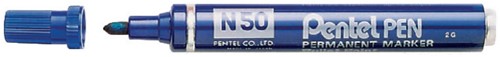 Marqueur Pentel N50 ogive 1,5-3mm bleu