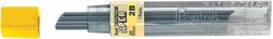 Mine Pentel 2B 0,9mm noir tube 12 mines