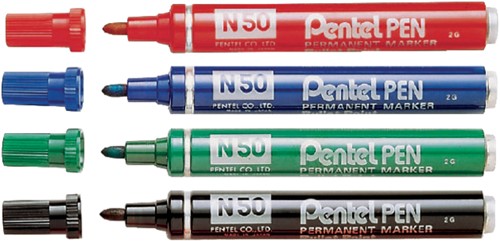 Marqueur Pentel N50 ogive 1,5-3mm noir-2
