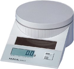 Briefwaage MAUL Tronic solar bis 5000 g weiß