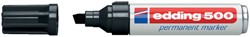 Marqueur edding 500 biseau 2-7mm noir