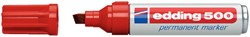 Marqueur edding 500 biseau 2-7mm rouge