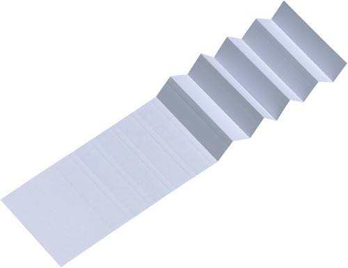 Checkered strip for Djois Alzicht suspension files 65mm white 25 pcs