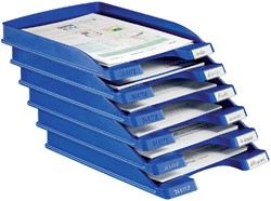 Letter tray Leitz Plus Slim A4 blue