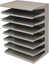 Sorting rack Vepa Bins 8 piece gray