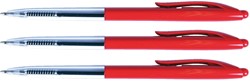 Stylo bille Quantore rétractable Medium rouge