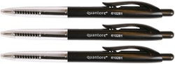 Stylo bille Quantore rétractable Medium noir