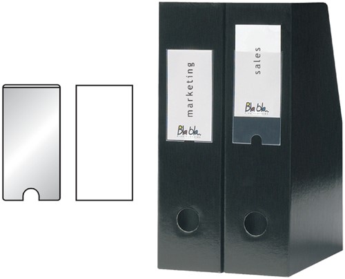 Etikethouder Djois 55x102mm zelfklevend transparant 104 stuks-2