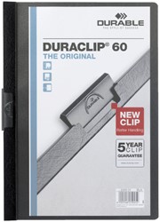 Clip folder Durable Duraclip A4 6mm 60 sheets black