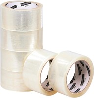 Ruban d'emballage Quantore 50mmx60m PP transparent 6 rouleaux
