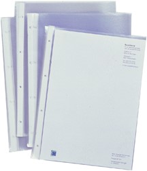 Pochette Qbasic 4 perforations PP 0.05mm grainé 100 pièces