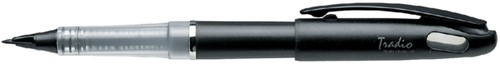 Fineliner Pentel TRJ50 Tradio met vulpenachtige punt extra fijn zwart-2