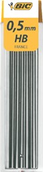 Mine BIC HB 0,5mm 12 pièces