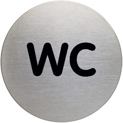 Pictogramme Durable 4907 WC rond 83mm