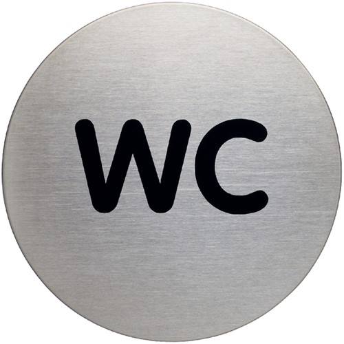 Pictogramme Durable 4907 WC rond 83mm