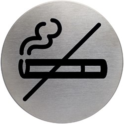 Hinweisschild Piktogramm Dauerhaft 4911 Rauchverbot rund 83mm
