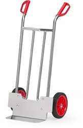 Alu steekwagen A 1115 Massief rubber wielen 250 x 60 mm