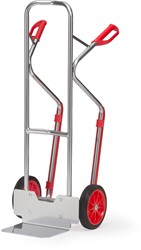 Alu steekwagen A 1330 Massief rubber wielen 250 x 60 mm